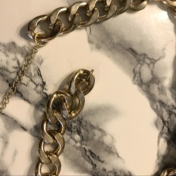 Chunky Gold Chain Necklace - Picture 8 of 8